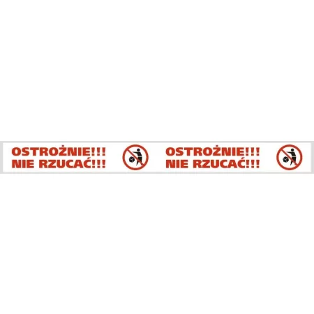 TAŚMA PAKOWA - OSTROŻNIE NIE RZUCAĆ